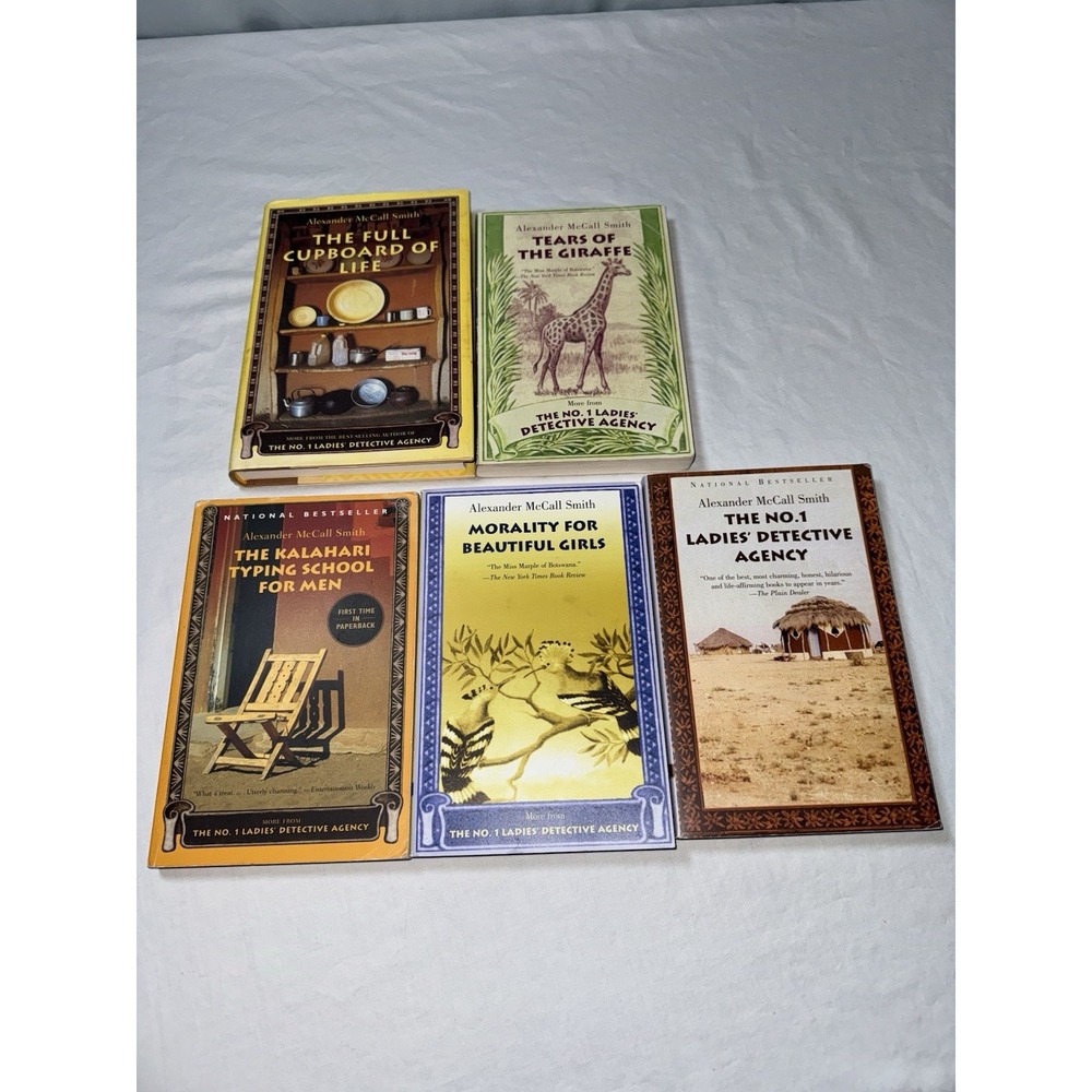 Alexander McCall Smith No. 1 Ladies Detective Agency Book Lot Of 5 Mystery